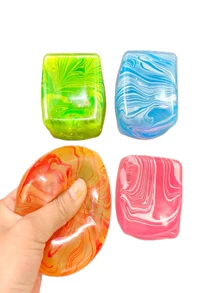 Fashionable Ripple Ice Cube Malt Sugar Squeeze Stress Relief Slow Rebound Cube Wholesale Toy Gadget
