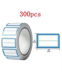 100pcs/Roll Or 200pcs/2Rolls Self-Adhesive Labels, Sticky Notes, Organization Labels, Waterproof Stickers, Hand-Written Name Tags