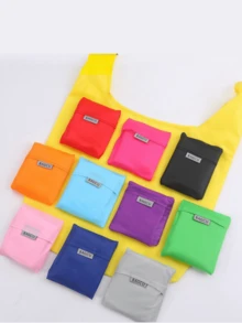 1 个/3 个可折叠购物袋 - 大容量海军蓝和绿色星星图案，耐用涤纶材质，可重复使用，适用于超市、户外和厨房储存，便携式多功能设计，结构坚固，适合市场购物