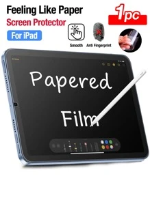 Heyreeg Protector de pantalla con textura de papel para iPad de 11a/10a generación A16 (11/10.9 pulgadas, 2025/2022), escribir y dibujar como en papel, vidrio templado 9H, película mate antideslumbrante, anti arañazos, sin burbujas, alta transparencia, anti huellas dactilares, protector de pantalla para tableta, compatible con iPad Mini/Air/Pro/11a/9a/8a/7a (1 paquete)