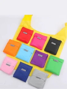 1 个/3 个可折叠购物袋 - 大容量海军蓝和绿色星星图案，耐用涤纶材质，可重复使用，适用于超市、户外和厨房储存，便携式多功能设计，结构坚固，适合市场购物