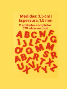 570 Colorful And Educational EVA Letters Ideal For Literacy And Crafts - 彩色 - 查看 2
