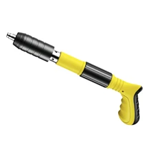 Manual Steel Nail 4 Gears Power Adjustable Wall Nail Guns,Concrete Nail Gun, Manual Steel Nail Gun,Wall Fastening Power Tools,Mini Nail Shooting Machine For Home DIY Woodworking Tool(No Nails) Tools