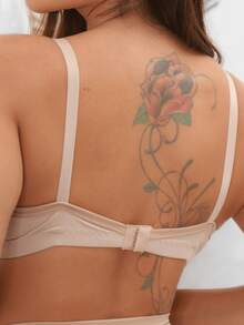 Set Of 3 Reinforced Bras With Padded Cups For Support, Style And Comfort - Black, White And Beige - 彩色 - 查看 3