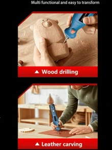 Rechargeable Electric Grinder, 7.4V High Power Sander, Wireless Rotary Tool With Battery-Powered Adjustable Carving Pen For Polishing And Engraving, Perfect Christmas Gift For Friends And Family - Multicolor - View 5