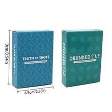 Wahrheit oder Shots/Betrunkenes Kartenspiel - Lebendige Herausforderungen und lustiges Erwachsenen-Kartenspiel für Cocktailpartys, Spieleabende, geeignet als Geschenk für Partys, Neujahr, Valentinstag, Weihnachten, Halloween