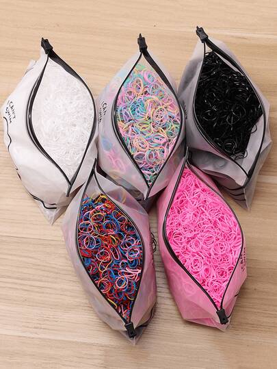 1000件套女士美发造型工具套装！这款精致的梳子套装包含内置编发器和一套方便的发圈。双面锯齿梳即使在洗完澡后也能轻松梳理长而凌乱的头发。内置编发器让您轻松打造美丽时尚的发型。