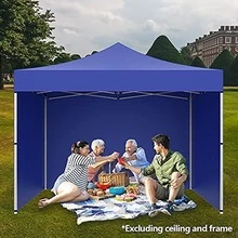 Carpa con toldo Invezo de 3 x 3 m para exteriores: instalación en 2 minutos/carpa impermeable - Azul - Ver 8