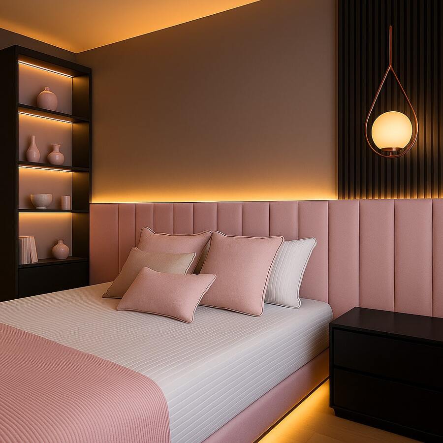 Nightstands - Màu hồng gỉ - Xem 1