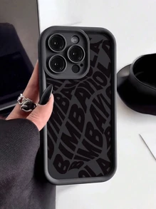 Funda protectora para teléfono con diseño de patrón 2D de dibujos animados personalizado en pantalla completa, nuevo estuche de teléfono trapezoidal de cíclope, regalo de moda minimalista y divertido para hombres y mujeres, compatible con iPhone 16/15/15Pro/15ProMax/14/13/12/11/XsMAX, diseño creativo y de moda para todos