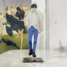 1 Stück 15cm Acryl Ständer "Banana Fish" - Ash Lynx & Eiji Okumura exquisite Personenmodelle, Tisch- und Heimdekoration, ideal als Geschenk zum Opferfest, perfektes Abschlussgeschenk für Freunde und Fans - Verschiedenfarbig - Übersicht 6