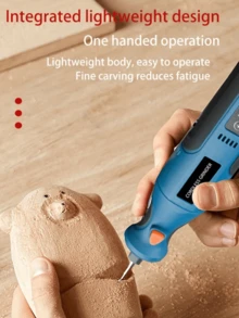 Rechargeable Electric Grinder, 7.4V High Power Sander, Wireless Rotary Tool With Battery-Powered Adjustable Carving Pen For Polishing And Engraving, Perfect Christmas Gift For Friends And Family - Multicolor - View 6