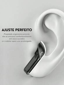 T8 Pro Fone De Ouvido Bluetooth Transparente Sem Fio Led e ante ruido