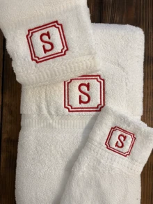 1 pieza Toalla de playa personalizada con texto personalizado, toalla de natación de secado rápido, toalla de arena cómoda, toalla de piscina elegante, hermosa esterilla de yoga, accesorio de playa, regalo esencial para el Día de la Madre, para cumpleaños, para el Día del Niño, para el Día del Padre, para graduación - Blanco - Ver 6