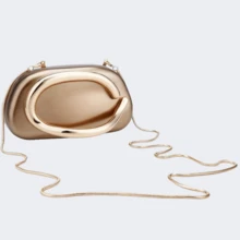 Milky Way Acrylic Clutch Purse For Women Marbling Evening Wedding Handbags Acrylic Shell Box Purses For Party Prom Cocktail - 銅色 - 查看 8