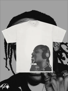 A$AP Rocky Basic T-Shirt - White - trắng - Xem 5