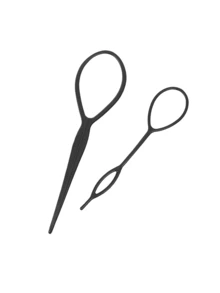 1000件套女士美发造型工具套装！这款精致的梳子套装包含内置编发器和一套方便的发圈。双面锯齿梳即使在洗完澡后也能轻松梳理长而凌乱的头发。内置编发器让您轻松打造美丽时尚的发型。 - 彩色 - 查看 10