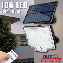 [1 Piece Set] Solar Light Outdoor Motion Sensor Solar Safety Light Waterproof Tape 3 Lighting Modes Solar Wall Light External Suitable For Garden Fences Courtyard Deck