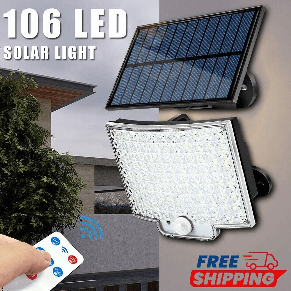 [1 Piece Set] Solar Light Outdoor Motion Sensor Solar Safety Light Waterproof Tape 3 Lighting Modes Solar Wall Light External Suitable For Garden Fences Courtyard Deck