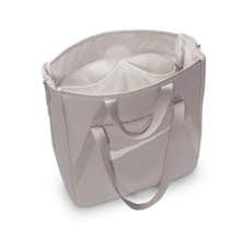 Nike Classic Brand Logo Polyester Shoulder Tote Bag Regular Women's Grey DR7217-009 - Grey - View 5