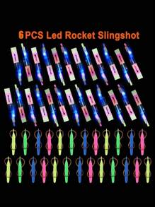 20 luces LED mágicas con forma de flecha individual que brillan. Un regalo de fiesta interesante. Lanzador de tirachinas elástico, hélice giratoria de helicóptero elástico, regalo de fiesta divertido, tirachinas, luces sensoriales, regalo de cumpleaños, regalo de Navidad, regalo de vacaciones.