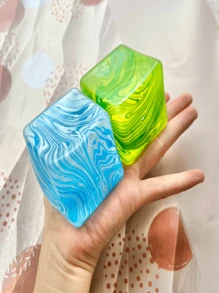 Fashionable Ripple Ice Cube Malt Sugar Squeeze Stress Relief Slow Rebound Cube Wholesale Toy Gadget