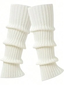 Women's Faux Fur Warm Legs, Fashionable Leg Warmers, Y2k, Cozy - Multicolor - View 13