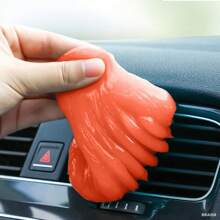 1pc/2pcs/3pcs/4pcs Car Cleaning Gel Interior Cleaning Soft Glue Car Gap Air Outlet Cleaning Mud Keyboard Cleaning Glue Interior Cleaning Brush