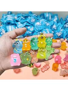 20 túi hình động vật mini dễ thương - Quà tặng thú vị cho tiệc năm mới, lễ Phục sinh, lễ tình nhân! Tuyệt vời để làm quà tặng, trang trí nhà cửa và các dịp lễ (Nhiều màu sắc và kiểu dáng) - Nhiều màu - Xem 3