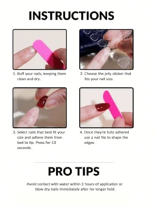 10 piezas de uñas postizas hechas a mano con temática oceánica, forma de almendra, diseño 3D de estrellas de mar y conchas, acabado brillante y brilloso, adecuado para niñas y mujeres en verano, decoración de uñas para vacaciones en la playa, con pegamento de gelatina y lima de uñas - Multicolor - Ver 5