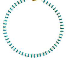 绿红蓝水晶天然不对称特殊切割石珠首饰工艺项链女士配饰颈链时尚短领简约饰品 - beads - 查看 4