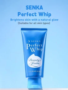 Shiseido SENKA PERFECT WHIP Foaming Face Wash, 120g, Containing Amino Acid Surfactants, Deep Cleansing Without Stripping Skin Moisture, Suitable For Daily Use, All Skin Types, Especially Dry And Sensitive Skin, Travel Size, Official Genuine Product, An Ideal Choice For Skincare Enthusiasts Seeking A Gentle Yet Effective Cleansing Experience. - Moisturizing Foaming Cleanser - View 3