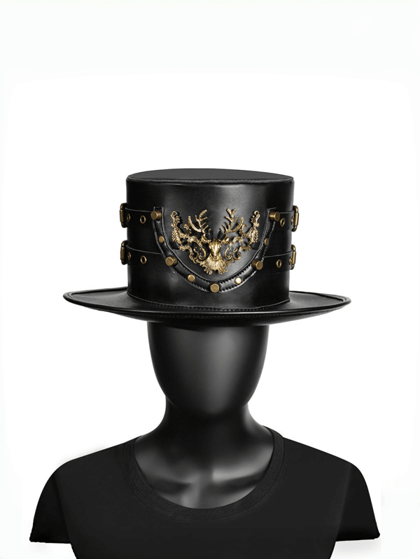 Nuevo sombrero de mago unisex de estilo punk de doctor de la peste de Navidad caballero de Halloween