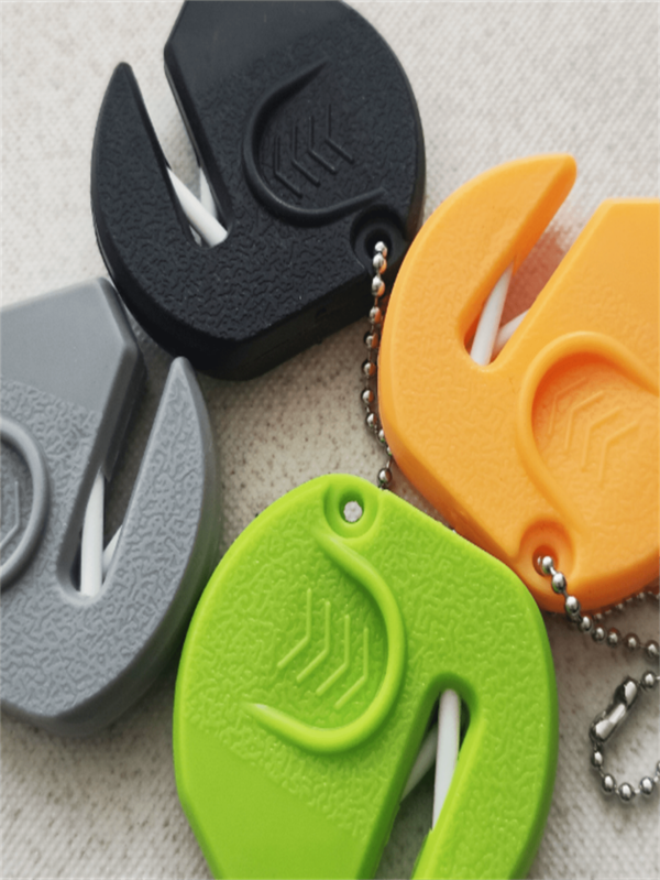 Portable Mini Knife Sharpener | 5pcs | Ceramic & Plastic | Quick & Easy Sharpening, No Power Needed | Outdoor, Camping, Kitchen Use