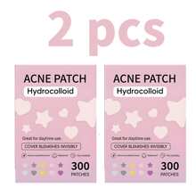 Parches para cubrir granos en el rostro, parches de hidrocloloruro para cubrir granos y manchas, parches para cubrir granos, pegatinas de color para cubrir imperfecciones 300 piezas/600 piezas