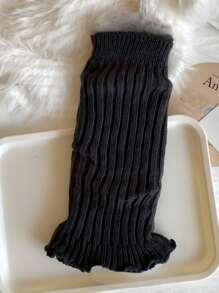 1 Pair Y2K Style Girls Leg Warmers, Warm & Breathable Ankle Leg Warmers For Children, Autumn/Winter - Multicolor - View 16