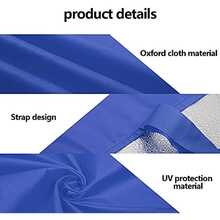 Carpa toldo plegable paredes 3x3m impermeable resistente rayos UV toldos emergentes para exteriores fiestas camping toldo fácil montar resistente al viento protección solar sombrilla jardín playa parque reuniones al aire libre versátil - Azul - Ver 11