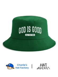 1顶“上帝永远是美好的”双面渔夫帽，男女通用，经典时尚，柔软轻便，防紫外线，适合户外活动、日常穿着、派对、海滩度假，是送给家人和朋友的完美礼物。 - GOD IS GOOD - 查看 12