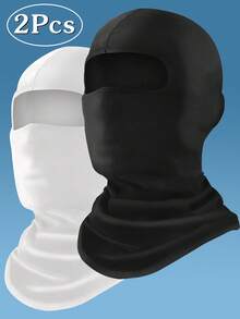 2pcs Ski Mask, Unisex Balaclava - Suitable For Skiing, Snowboarding, Motorcycle Riding, UV Protection, Outdoor Activity Head Protector,Summer,Beach,Holiday - A - View 9