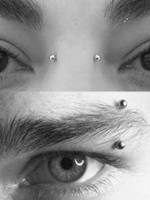 CIZME 3pcs Funky Stainless Steel Cubic Zirconia Eyebrow Ring For Women Men For Daily Decoration, 16G Rook Earrings 6/8/10mm Gold Black Eyebrow Studs Eyebrow Piercing Jewelry Earrings Studs Helix Conch Tragus Earrings - Eyebrow Nail - View 5
