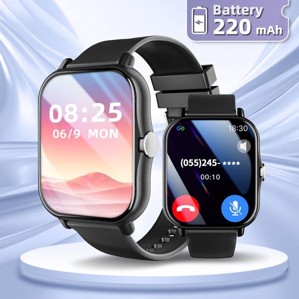 2025 NEW 1.83-Inch HD Full Touch Screen Smart Watch For Men & Women, 220mAh Long Battery Life, Phone Dialing/Receiving, Pedometer, Calorie Counting, Multiple Sports Modes, Message Reminder & Incoming Call Reminder, Multi-Function Smart Watch, Sporty Smart Watch Compatible With Android/IOS