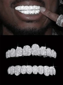 万圣节男士搞笑牙齿装饰，节日装