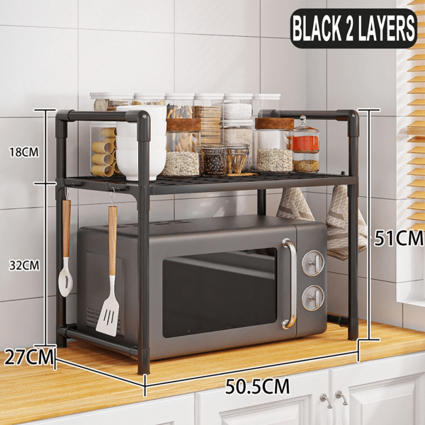 Versatile Kitchen Organizer With Hooks-Waterproof