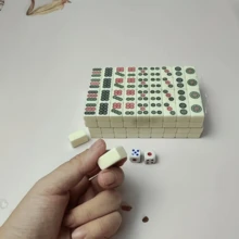 Bộ trò chơi mạt chược 1/2, Bộ trò chơi mạt chược Trung Quốc mini truyền thống với 144 quân, Đi kèm hộp da sang trọng, Trò chơi cờ bàn cổ điển, Mạt chược du lịch, Trò chơi tương tác, Trò chơi tiệc tùng, Trò chơi ngày lễ, Trò chơi du lịch, Đồ dùng tiệc sinh nhật, Quà tặng sinh nhật, Trò chơi giải trí trên bàn cổ điển, Bộ du lịch mini di động, Lý tưởng cho cắm trại và tụ tập ngoài trời - Nhiều màu - Xem 5