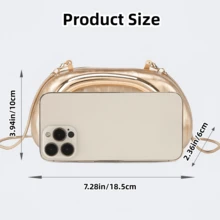 Milky Way Acrylic Clutch Purse For Women Marbling Evening Wedding Handbags Acrylic Shell Box Purses For Party Prom Cocktail - 金色 - 查看 10