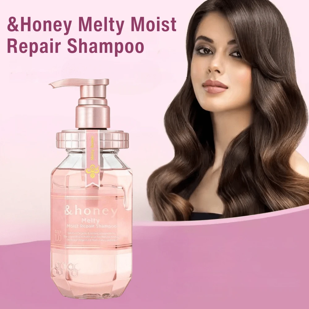 &Honey Melty Moist Repair Shampoo 1.0 "Honey Swell Care For Adjusting Swells And Curls" 15.4 Fl Oz (440 Ml) - 1 - 查看 1