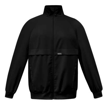 纯色拉链口袋长袖手术服制服夹克，长袖拉链口袋修身夹克，手术服上衣，实验服，手术服制服夹克