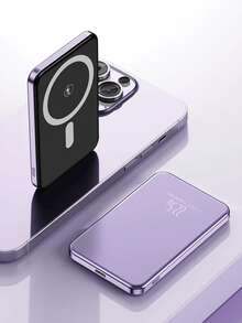 Power Bank 10000mAh IOS Universal Portable Inductive Charger - 黑色 - 查看 11