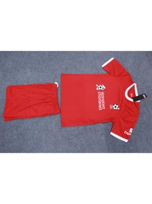 Customized Logo For Youth Girl's Sportswear, Personalized Customization DIY, Customization Belongs To You Uniquely"-2024 Customizable Liverpool-Inspired Teen Girls Football Kit (Ages 13-16) - Personalized Jersey And Shorts Set, Home Design Style"