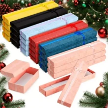 1个/10个/24个装蝴蝶结首饰礼盒,小型首饰盒,适用于戒指、耳环、手链、项链等,包装盒,节日礼物,周年纪念日,婚礼,生日,首饰展示和包装,串珠和首饰制作,生日礼物,节日礼物,朋友礼物,首饰展示,首饰收纳盒,秋季装饰,圣诞礼物,万圣节礼物,项链盒,情侣礼物 - 多色4 - 查看 12